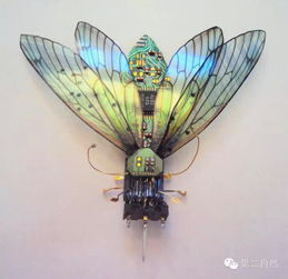 Julie Alice的微型雕塑昆虫