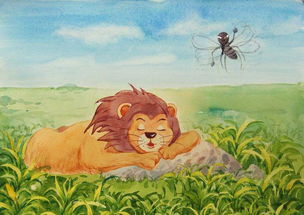 蚊子和狮子 的原文是什么 