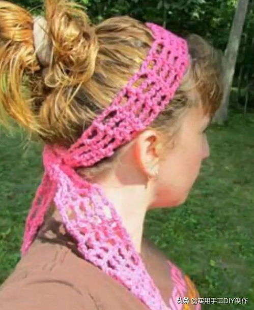 针织作品 编织的发带,这才是它们正确的打开方式