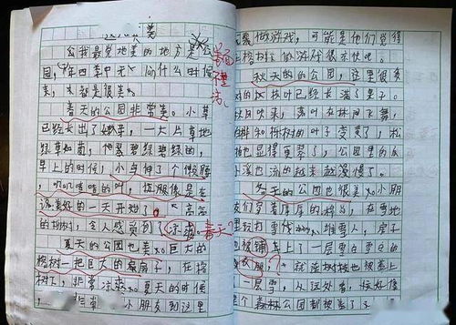 不容易 老师是这样批改和评语小学三年级学生作文的