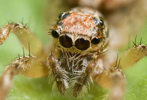 被一只蜘蛛八只眼睛盯上,想想就很可怕
