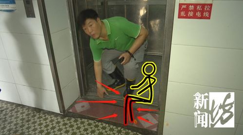惊险 上海一小区电梯突发故障,六旬阿姨双腿被卡在了轿厢和楼层的缝隙中 