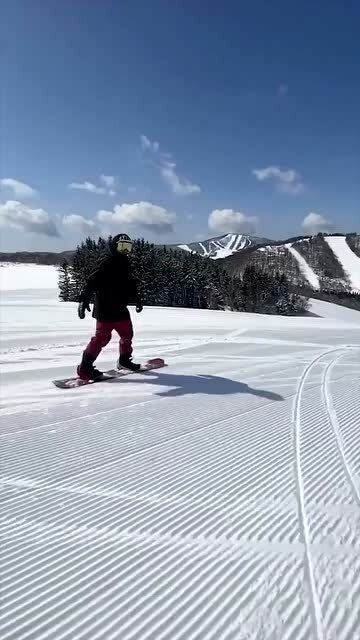 滑雪我不是最好的,但滑雪视频卡点,我要做最棒的 