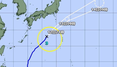 3号台风古超6月12日最新路径情况 往东北方向快速移动中 