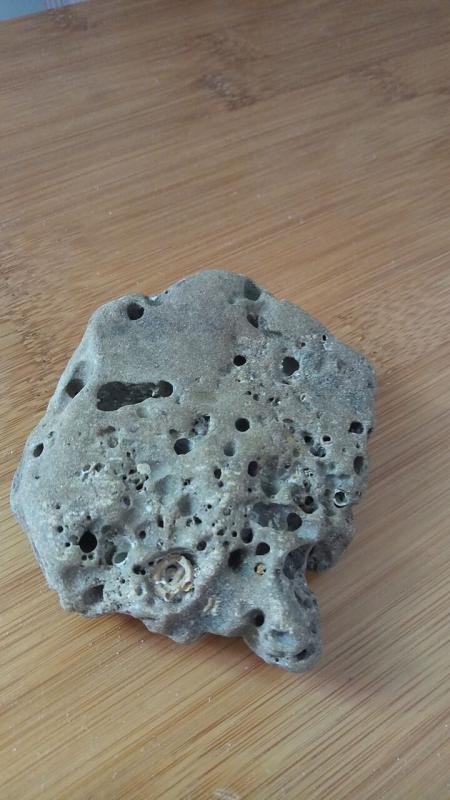 海边捡到的,请问这是什么岩石呢 是不是水锈石 