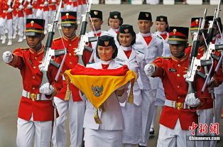 印尼首都举行阅兵庆祝独立65周年 