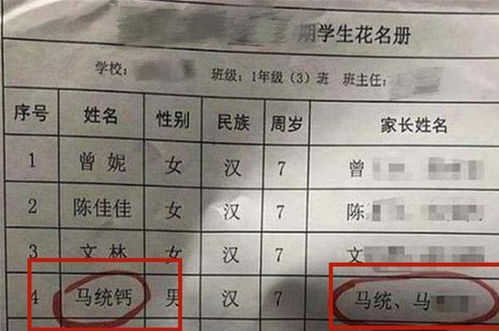 爸爸姓 马 ,随口给孩子起的名字绝了,老师无奈 上课不敢点名