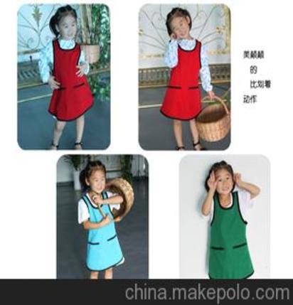幼儿园儿童围裙新款上市 亲子围裙 宝宝围裙 九种颜色图片 围裙 