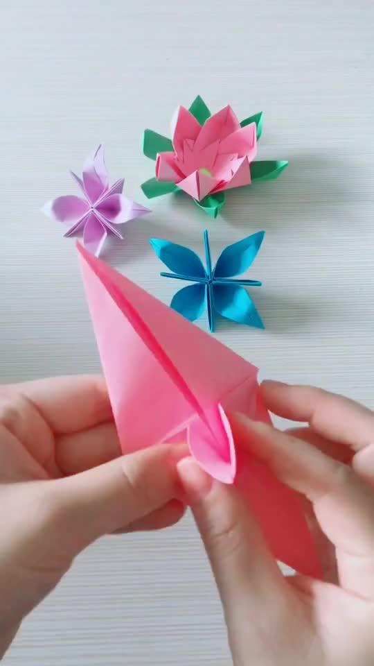 折纸折纸折纸 简单折纸花ta2 