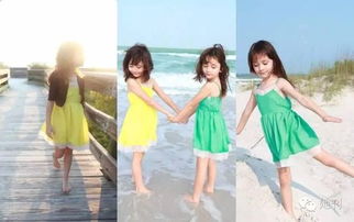 韩美混血小萝莉 Naomi和Lisa全球最美的双胞胎 叫从小美到大 