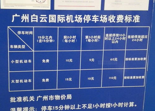 广州白云机场停车场收费标准2021,广州机场停车场收费标准一览表 