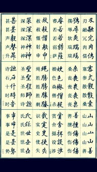 书法作品中常见的异体字汇总 