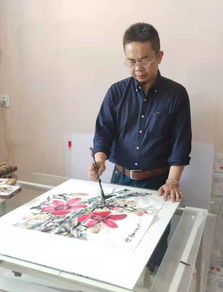 著名画家许希晖 英雄花 系列作品鉴赏