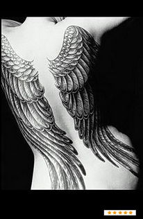 我想纹个满背的天使纹身,要多少钱 我想要图片 