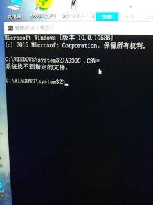 win10不显示csv