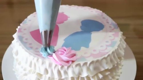 达人制作的小清新裱花蛋糕,切开后好好看,创意超赞 