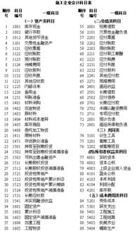 最新建設(shè)單位會(huì)計(jì)科目表