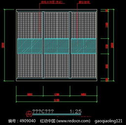 衣柜推拉门立面设计图