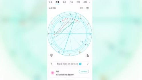 2022年2月20日星盘分析 月进天秤座
