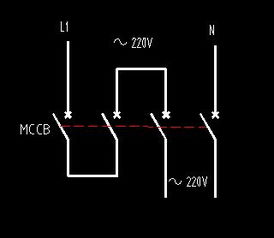 380v的漏电断路器怎么接220v 