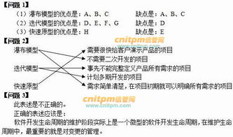 系统规划与管理师案例分析试题 一个软件产品或软件项目的研制过程具有其自身的生命周期,该生命周期要经历