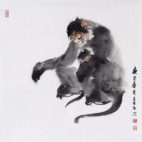 王林强画猴︱借古开今 当代中国画60家笔墨研究观摩展