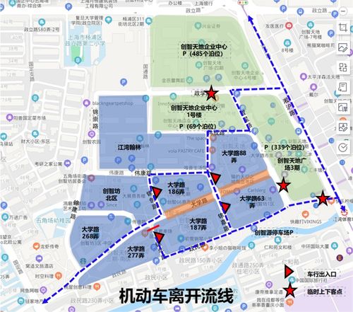 免费停车场政民路,上海大学路5月20日起变为限时步行街