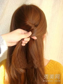 发型夹子固定方法