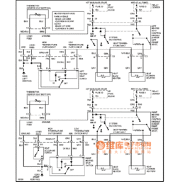 别克座椅加热电路图