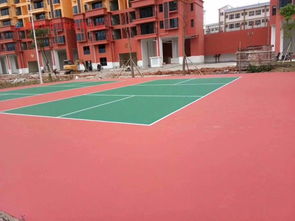 湘西吉首聚氨酯材料厂 小区篮球场塑胶地板施工