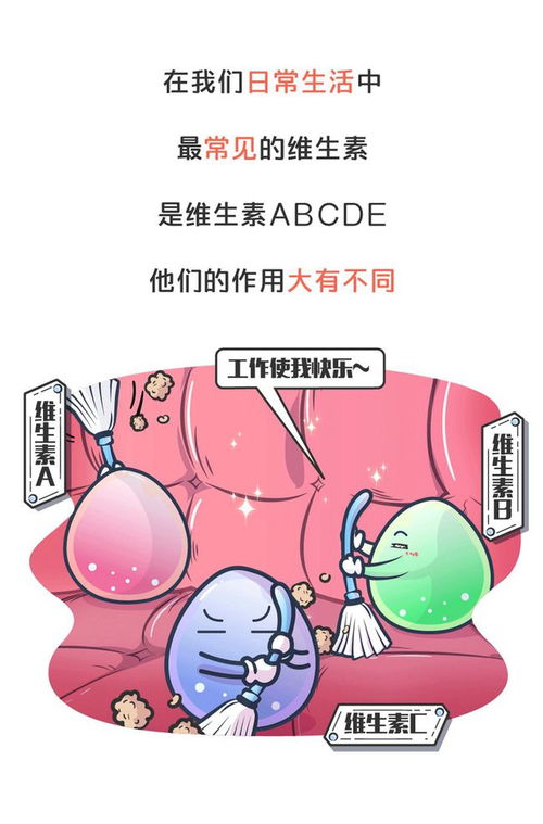 维生素ABC分别都有什么作用