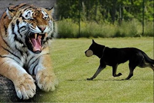 狗狗 vs 老虎 如果狗狗变得与老虎一样大,它能否战胜老虎