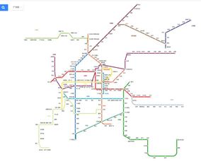 广州地铁线路图 