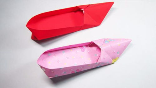 纸艺手工折纸高跟鞋,简单又漂亮的高跟鞋子的折法一学就会 