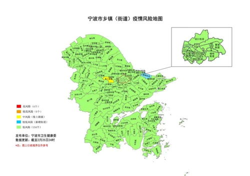 宁波6个地方疫情风险调整 集士港为中风险 最新 五色图 发布