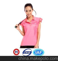 广州 双鱼 户外 乒乓球服 夏季 儿童 女装 纯棉 运动服套装 休闲运动T恤 