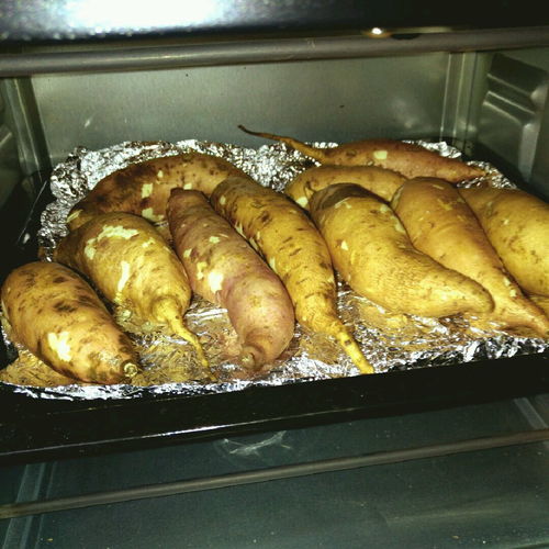 电烤箱烤红薯怎么烤,用烤箱烤红薯怎么烤