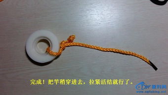 主线竿稍DIY 改良打结方式 