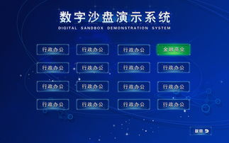 数字沙盘界面设计