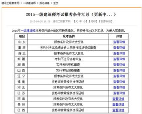 一建报考条件