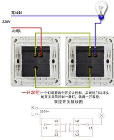 一个开关控制两个灯泡如何接