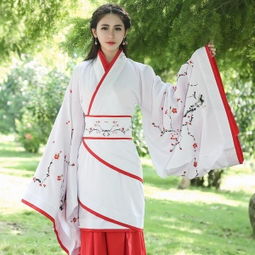 韩版红色绣花手绘XL蓬蓬裙