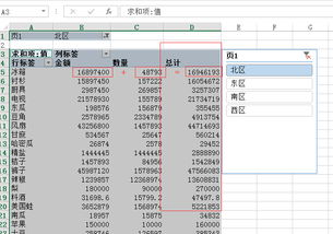 在汇总的数据 里怎么按字段分类