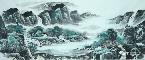 江城如画里,山晓望晴空 著名山水画家松涛作品赏析