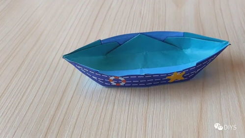 手工折纸 简单又漂亮的小船