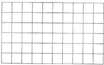 假设图中每个方格的边长是1厘米,在图中方格中画一个周长是24厘米的长方形,并且长与宽的比是2 1 