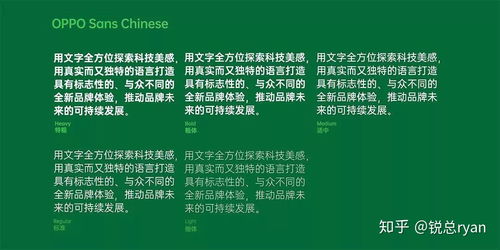 免费可商用字体再添新成员 OPPO Sans字体 分享下载 