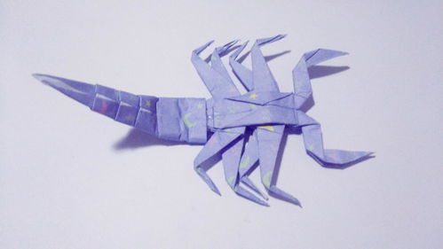 十二星座折纸教程,冷漠神秘的天蝎座蝎子折纸教程图解 