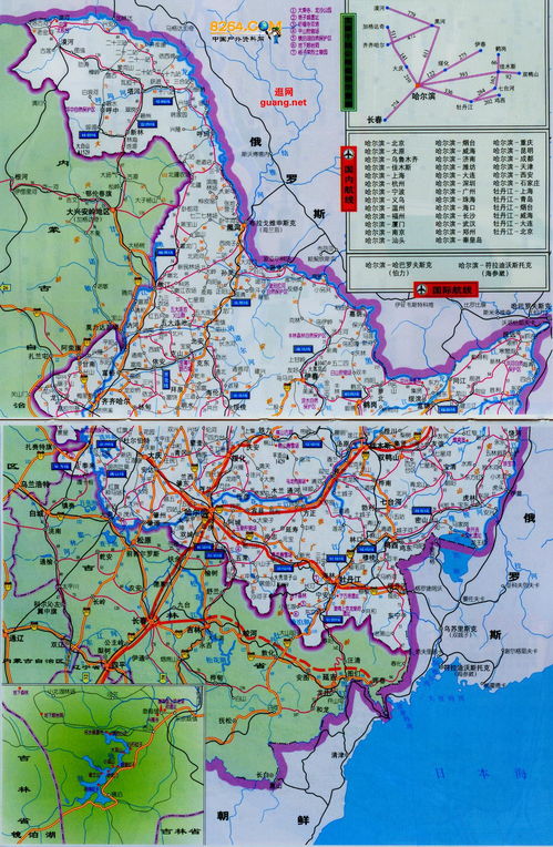 黑龙江省地图 地理环境