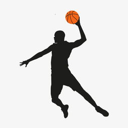 篮球男子剪影矢量图素材图片免费下载 高清装饰图案psd 千库网 图片编号748348 